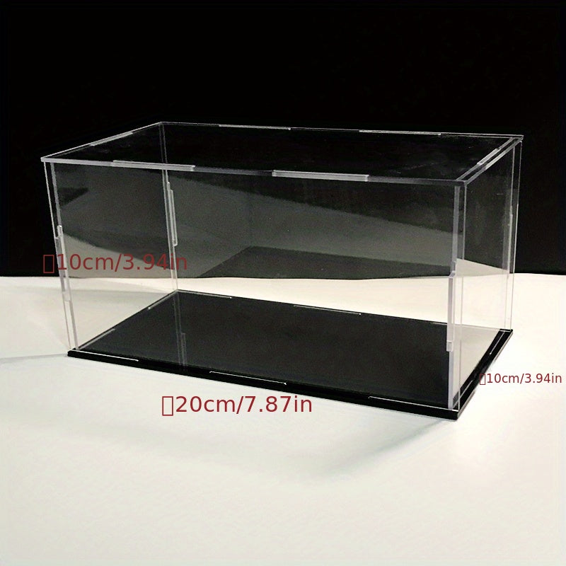 Anime Street View Car Building Blocks Dust Cover Model Box