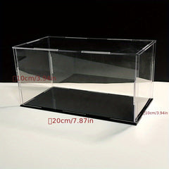 Anime Street View Car Building Blocks Dust Cover Model Box