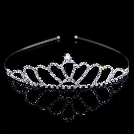 Rhinestone Queen Crown Wedding Tiara Headdress