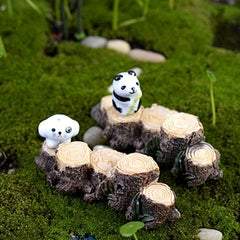 Tree Stump Landscape Ornament for Home Garden Decor
