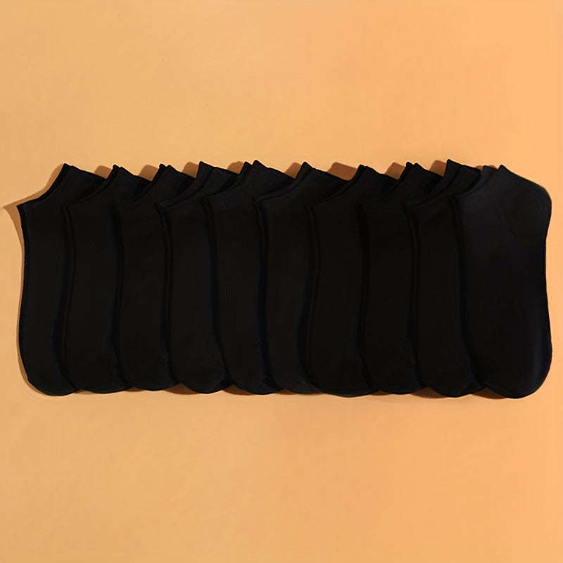 20 Pairs Lightweight Low Cut Ankle Socks Women's Stockings