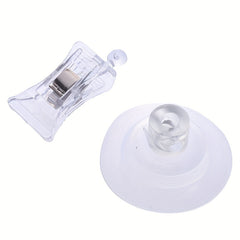 2pcs Sucker Clamp Wall Suction Cup Clip for Living Room