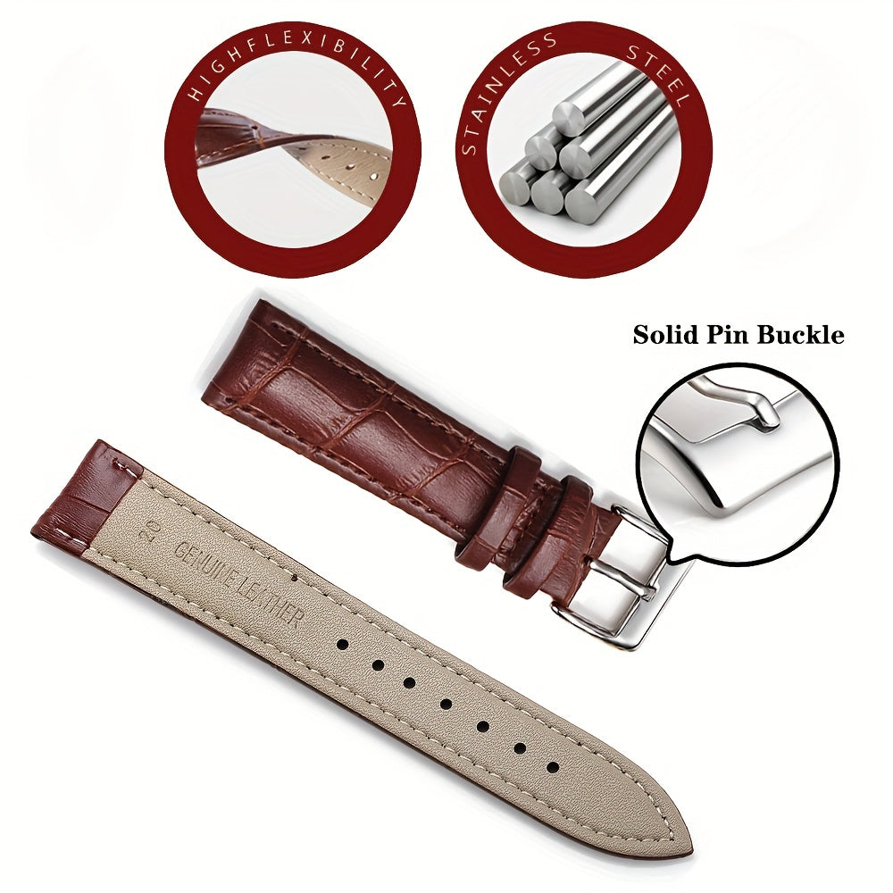 Leather Watchbands 20 22 24mm Watch Band Strap High Wrist Belt Bracelet
