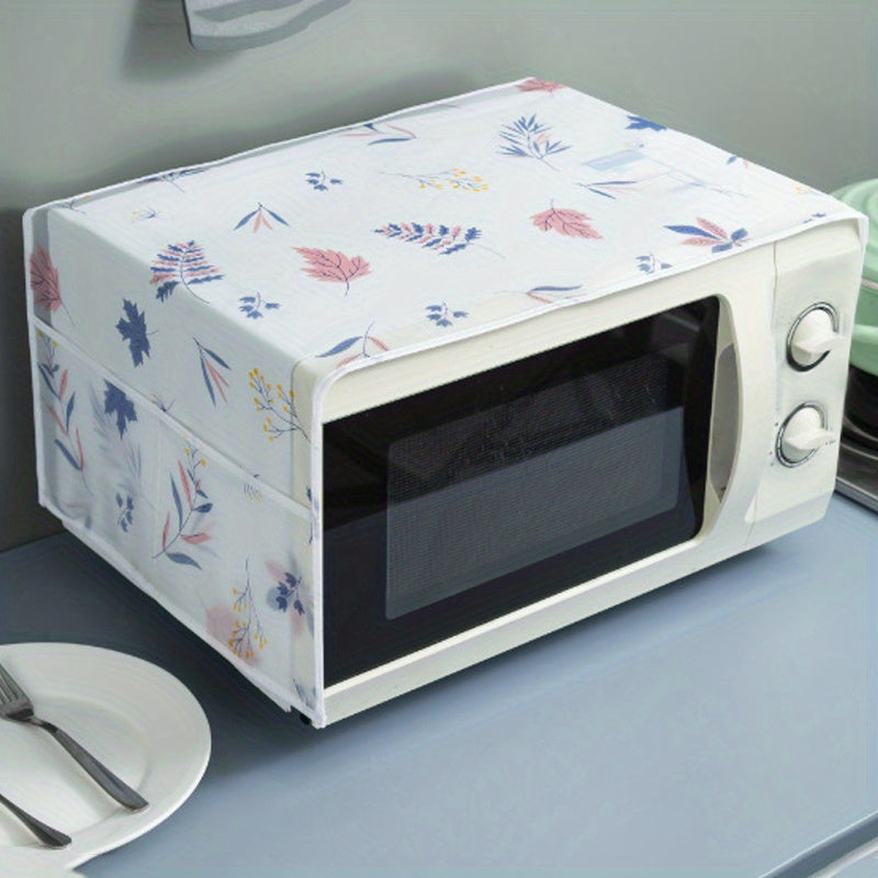 Cartoon Microwave Dust Cover Kitchen Oven Cover Towel Home Texti