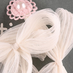 4pcs Plush Bow Hair Accessories Patches For Girls Clothing