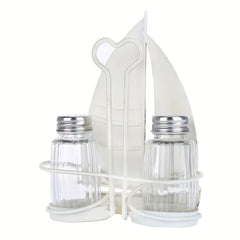 Sailboat Seasoning Bottle Holder & Pepper Bottle Storage Iron Organizer