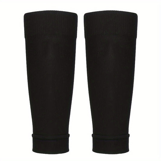 Men's Breathable Fitness Football Leg Cover&Anti Slip Socks Shin Guards