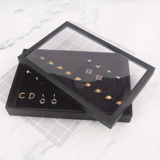 36 Holes Jewelry Box Transparent Earrings & Ring Storage