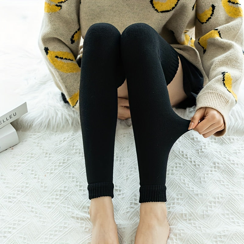 Solid Leg Warmers Warm Over The Knee Socks