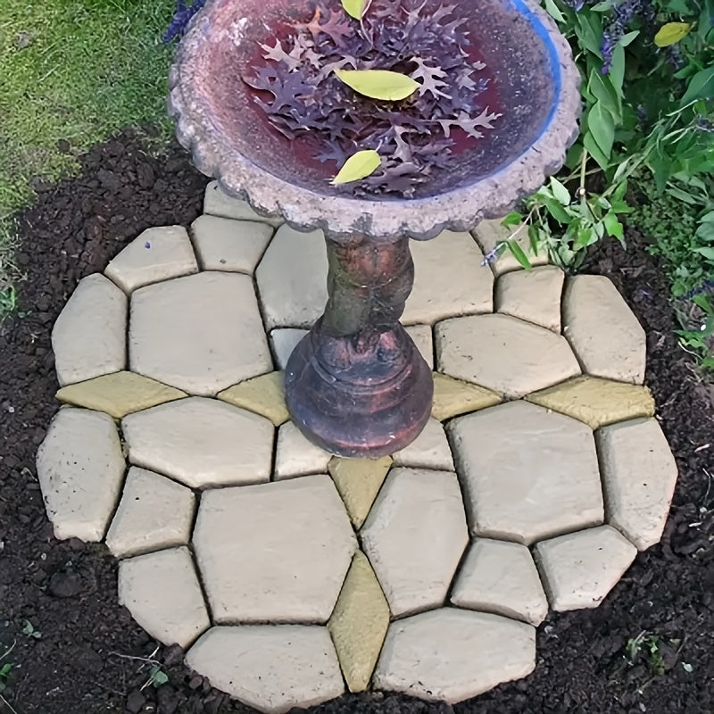 Cement Paving Mold Flower Brick Embossed Floor Gardening Paving Mold
