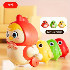 Colorful Magnetic Chick and Hen Spring Puzzle Toy for Kids