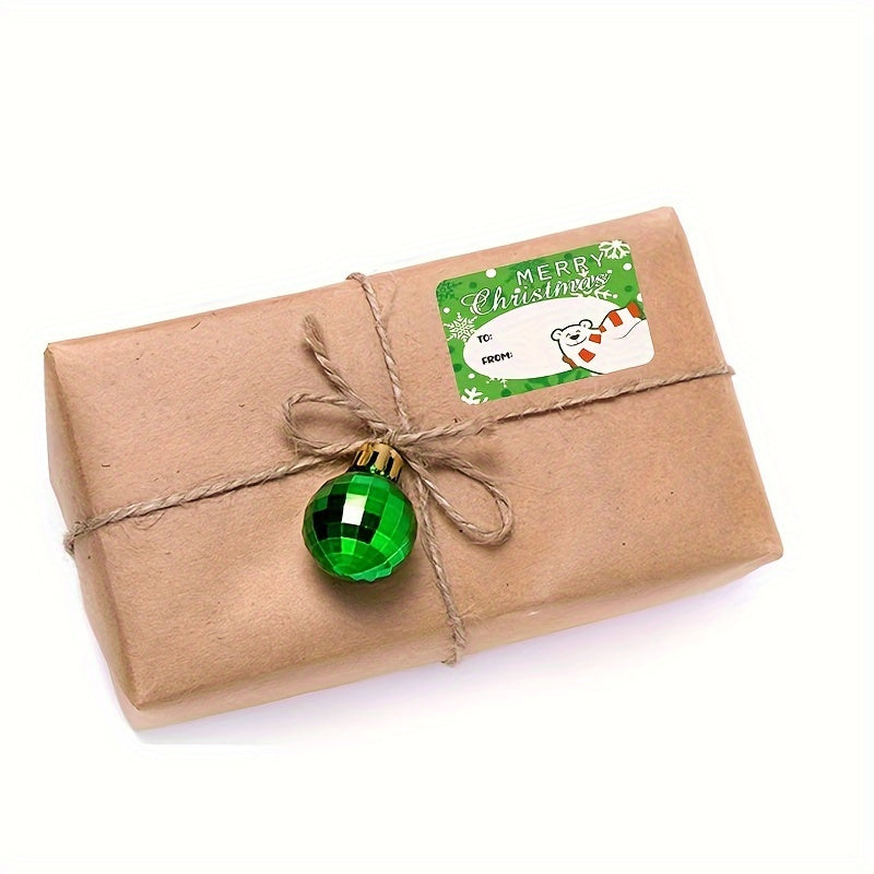 250 Sheets Roll Stickers Christmas Decoration Gift Series Self-adhesive