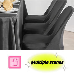 12pcs Soft Elastic Chair Covers, Washable High Elasticity