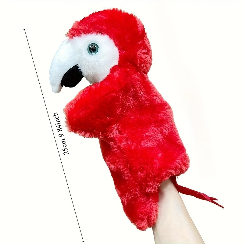 Interactive Hand Puppet Bird Plush Toy for Games, Stage Performances