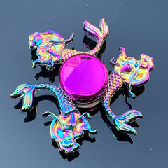 Colorful Fidget Spinner Toy with Ball Bearings for Smooth Spinning