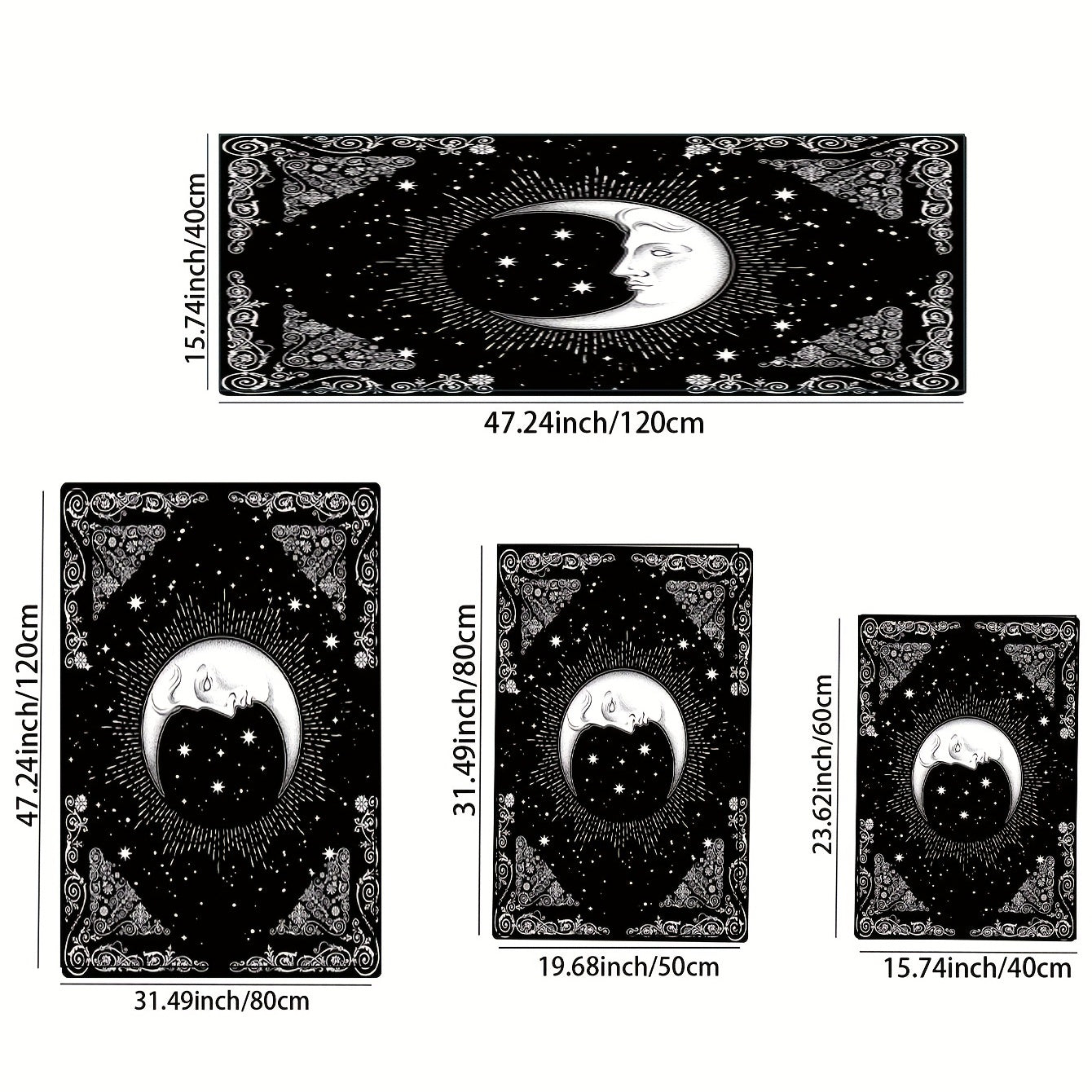 Soft Kitchen Rug And Moon Absorbent Mat Anti Fatigue Rug Runner Throw Rug