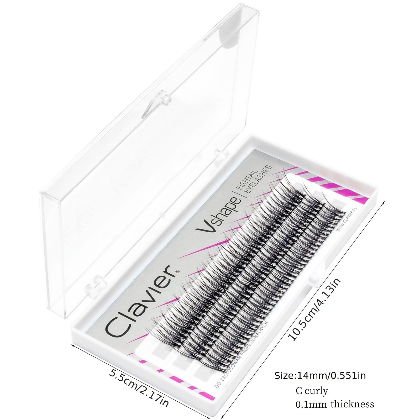 Self Adhesive False Eyelashes Cluster 120 Clusters Natural Look Lashes Extension