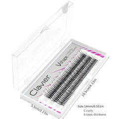 Self Adhesive False Eyelashes Cluster 120 Clusters Natural Look Lashes Extension