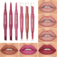 2-in-1 Waterproof Matte Lip Liner & Lipstick Set
