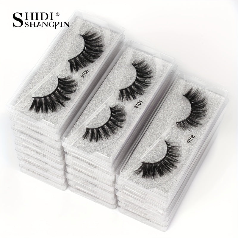 Soft & Fluffy 3D False Eyelashes for a Natural Look