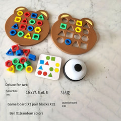 Early Education Puzzle Bear Geometric Shape Table Game