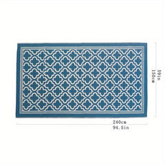 5x8ft Outdoor Rug Carpet Patio RV Camping Waterproof Reversible UV Resistant
