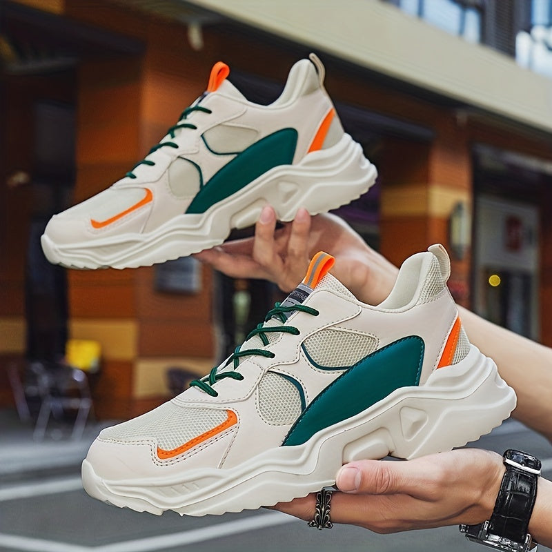 Men's Chunky Sneakers Breathable & Wear-Resistant