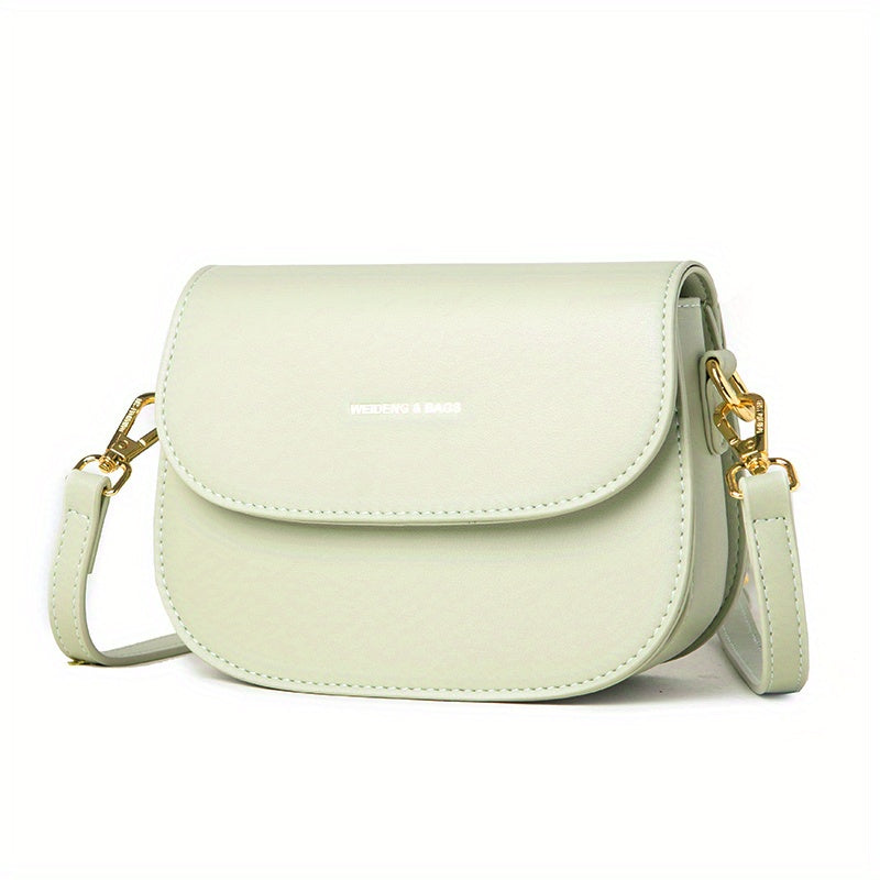 Mini Flap Shoulder Purse Women's Saddle Bag