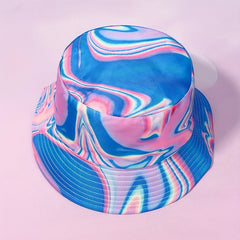 Gradient Tie Dye Sunshade Bucket Hat for Men Women
