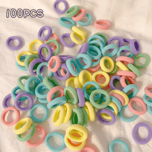 Baby Girls Hair Tie Stretch Rubber Bands Hair Rope Hair Bands Ponytail Holders