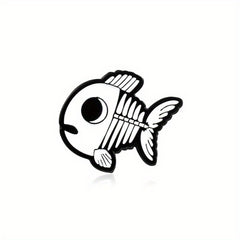 Mermaid Doll & Small Fish Baby Brooch Jewelry