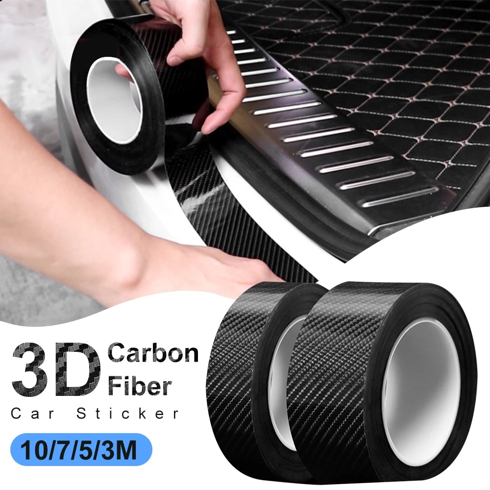 5M Carbon Fiber DIY Threshold Film for Car Protection