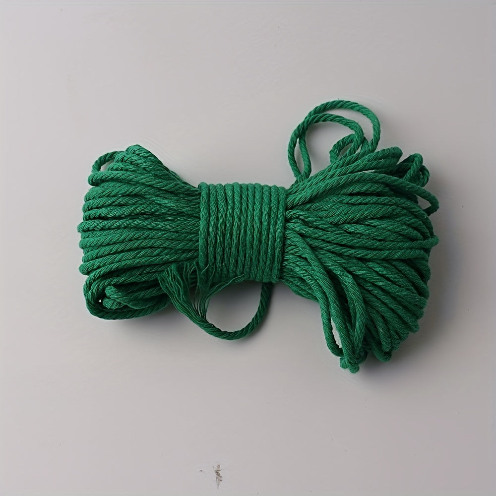 3pc Macrame Cord Christmas Decor Cotton Threads DIY Christmas Tree Ornaments