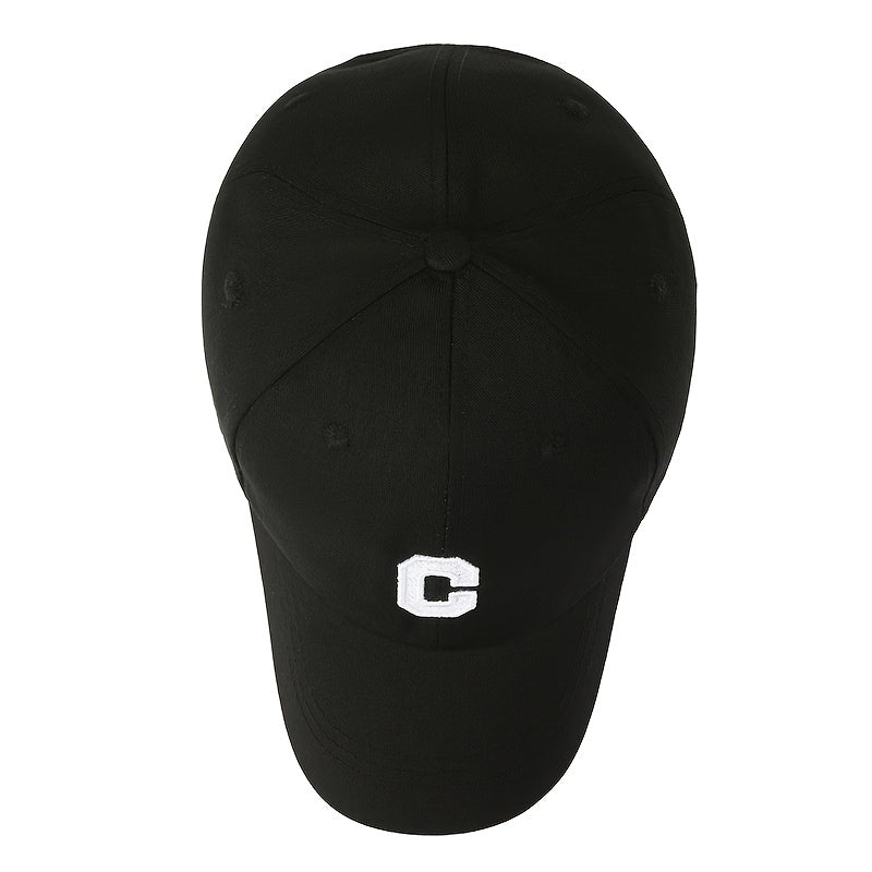 Men's Letter Embroidered Cotton Baseball Cap