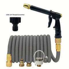 High Pressure Car Wash Water Gun Telescopic Hose Foam Set