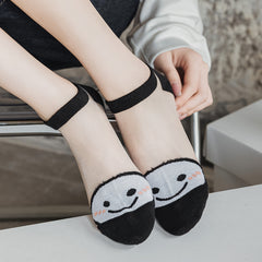 Women's Silicone Anti Skid Invisible Boat Socks