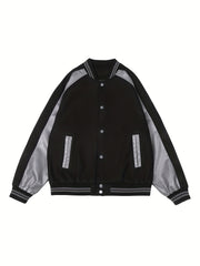 Casual Embroidery Varsity Jacket Men's Cotton Jacket Spring Fall