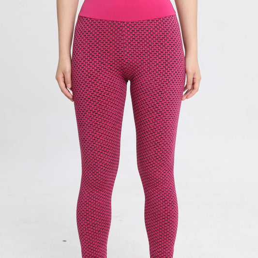 Honeycomb High Waist Yoga Leggings