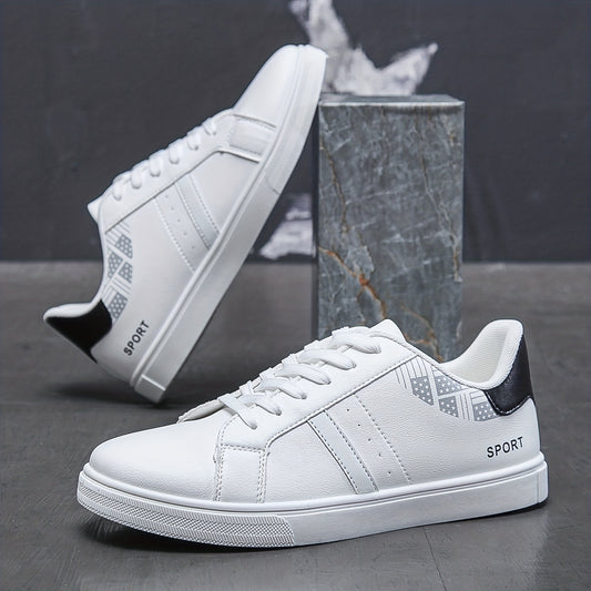 Men's Lace up Sneakers Skate Shoes Good Grip Breathable