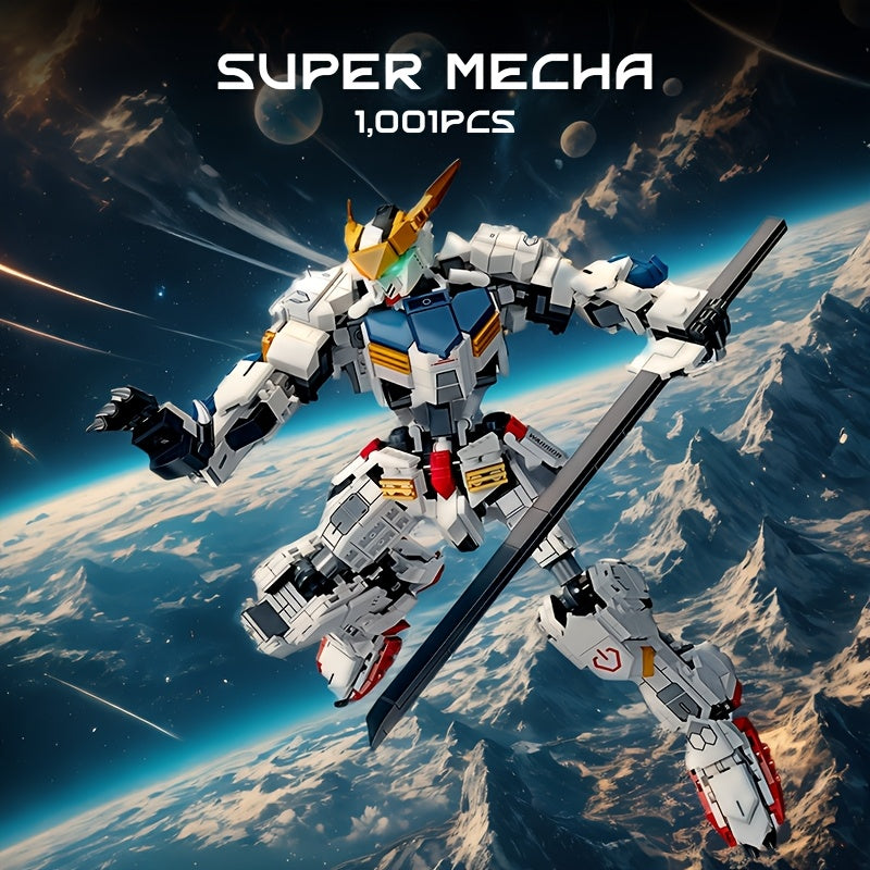 1001pcs Mech Building Block Set MOC Intergalactic Mech Assembly Toy Model