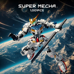 1001pcs Mech Building Block Set MOC Intergalactic Mech Assembly Toy Model