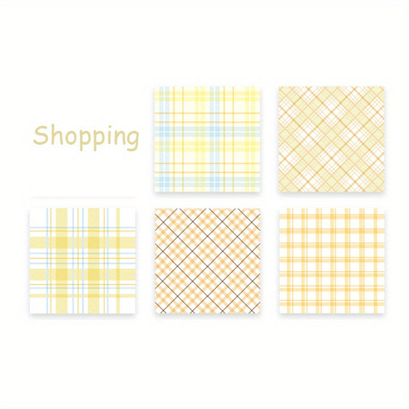 Colorful Checkerboard Series Non-sticky Notes
