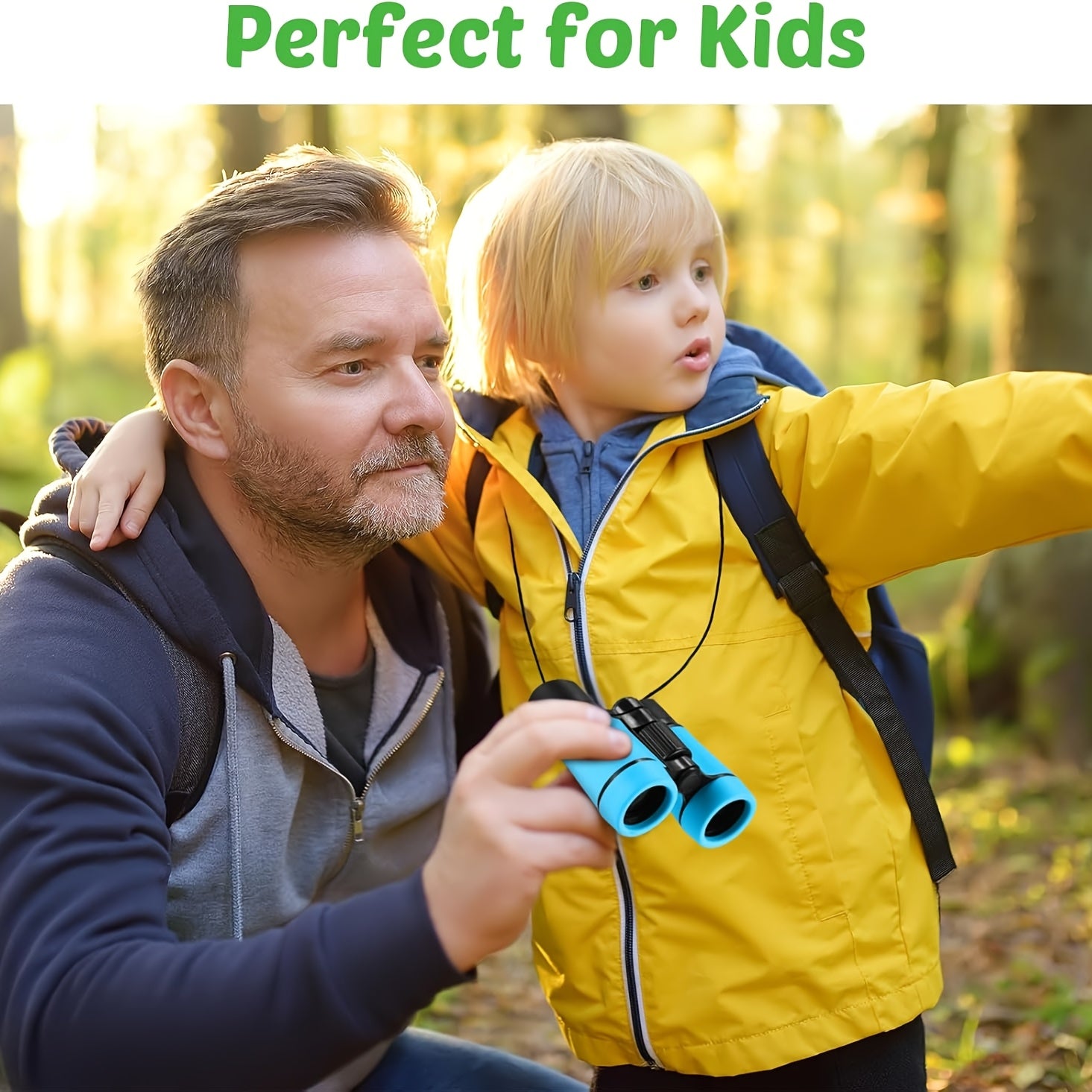 Kids Bird Watching Set with Binoculars & Guide Book