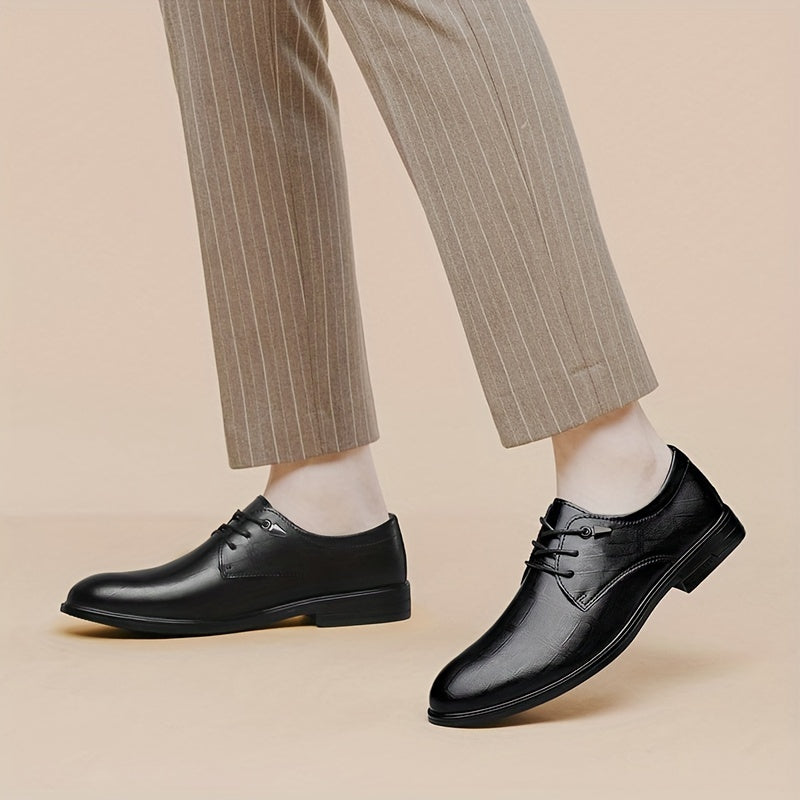 Men's Leather Oxford Shoes for Wedding Business