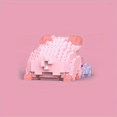 Animal Building Blocks Pig Model Assembled Toy