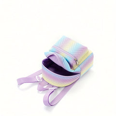 Large Capacity Rainbow Backpack for Kids