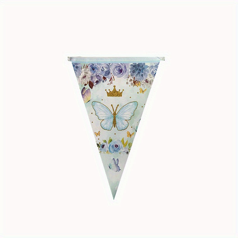 Triangle Flag Banner Pennant Party DIY Decoration Animals Unicorn Donut