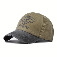 Cotton Graffiti Print Baseball Cap for Men
