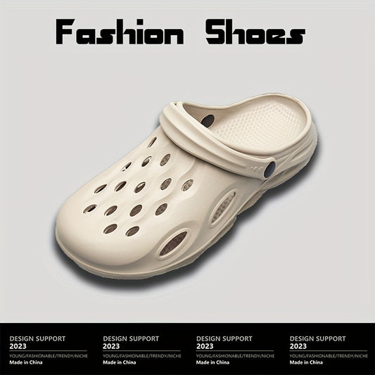 Men's Breathable Slip On Clog Sandals Casual Outdoor Walking Slippers