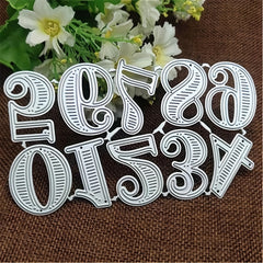 1pc Digital Metal Cutting Mold for DIY Scrapbooking Gift Card Making